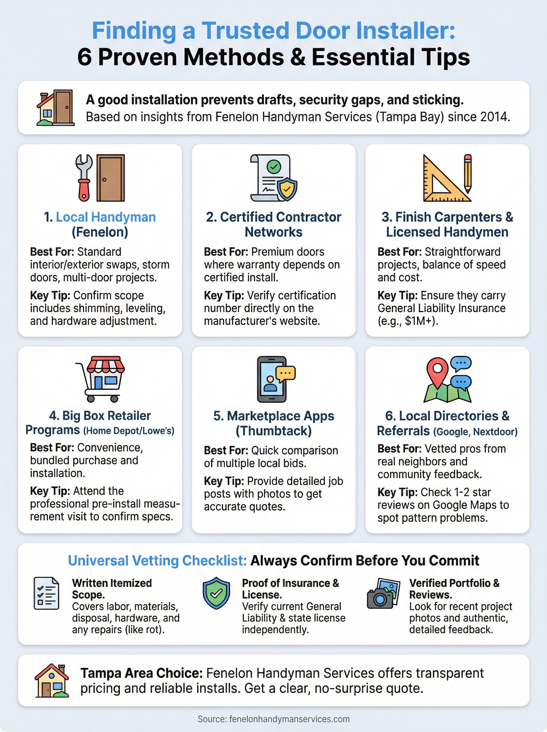 door installer near me infographic
