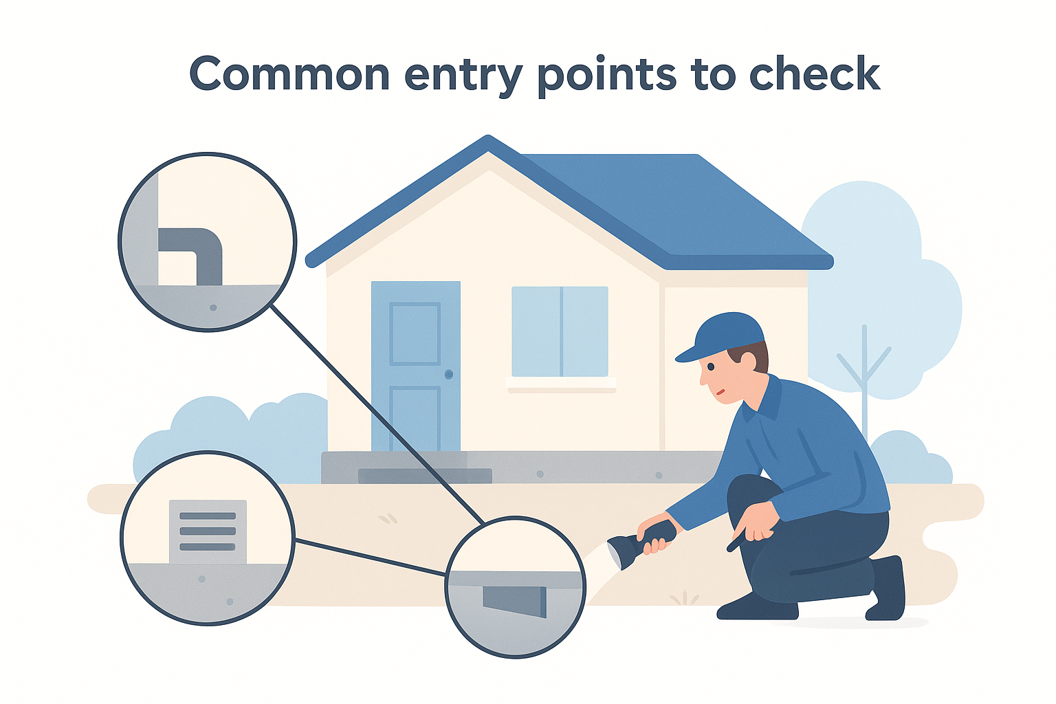 Common entry points to check