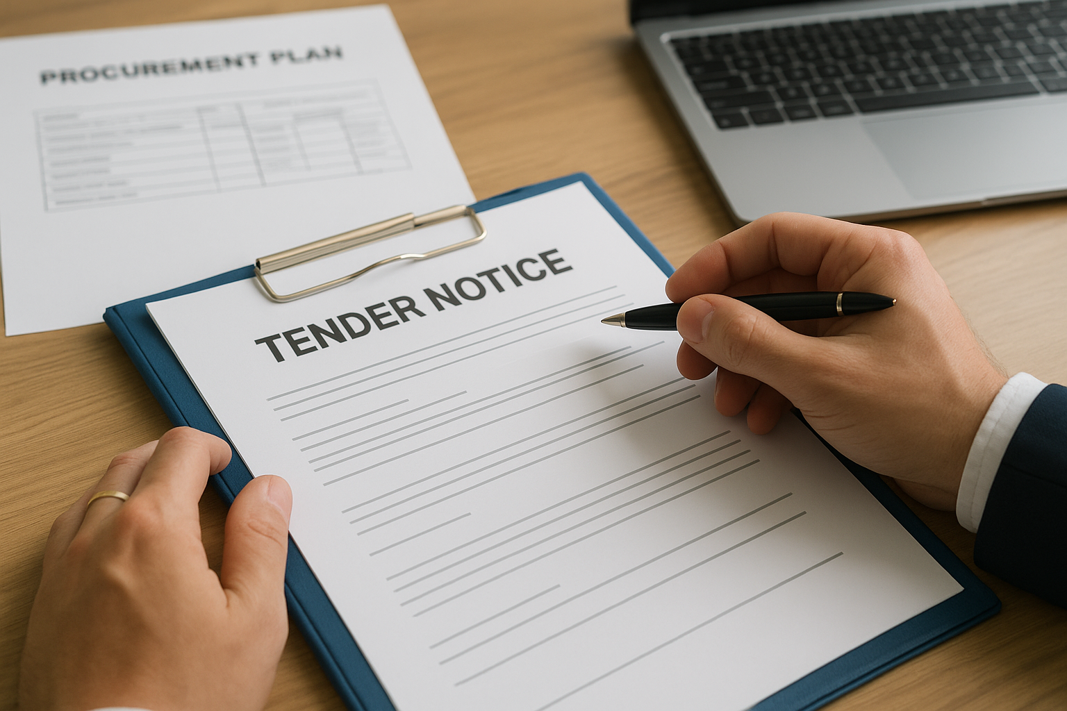 From project approval to tender notice