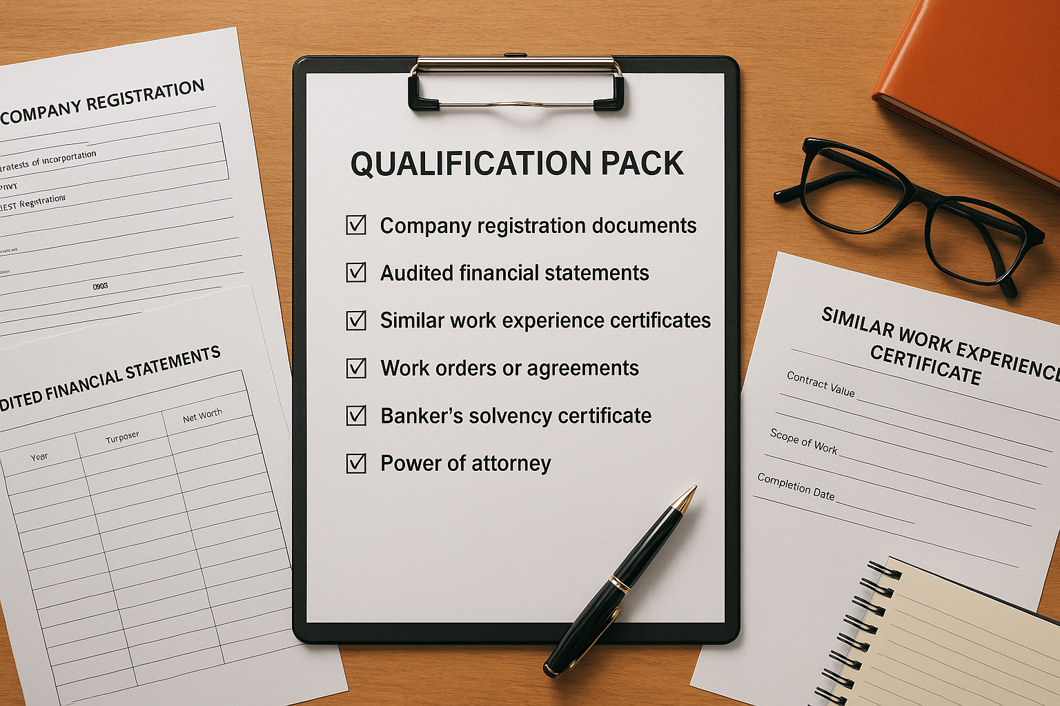 What goes into a standard qualification pack
