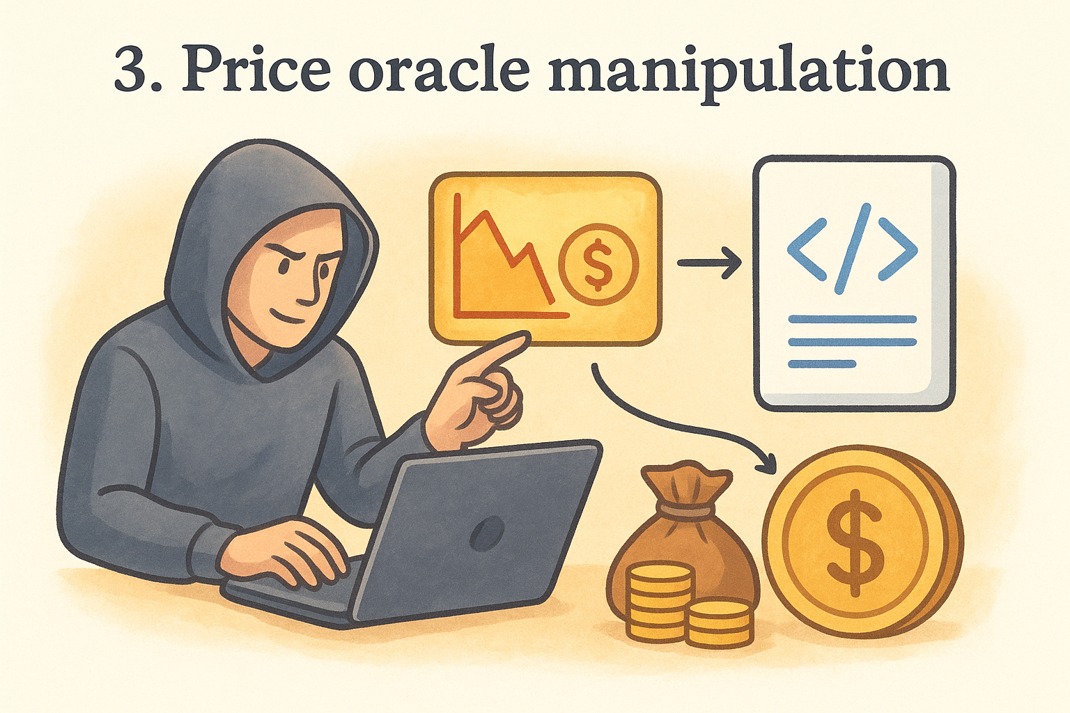 3. Price oracle manipulation