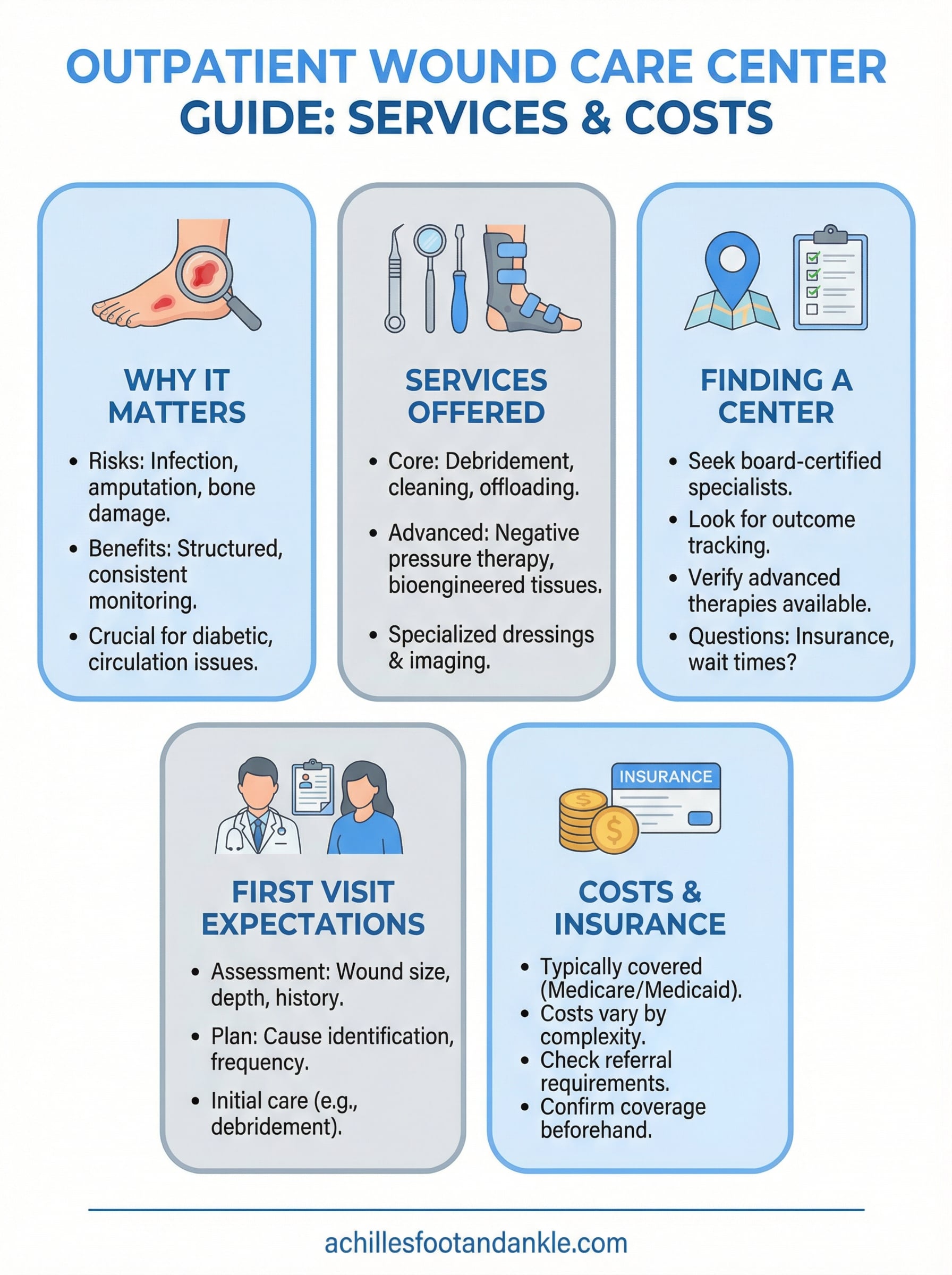 outpatient wound care center near me infographic