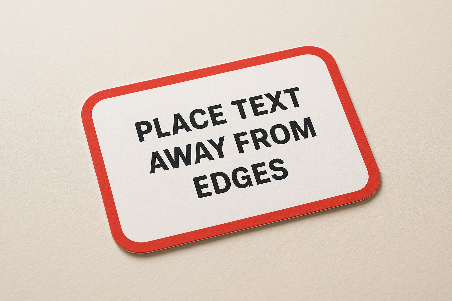 Keep your content away from the edges