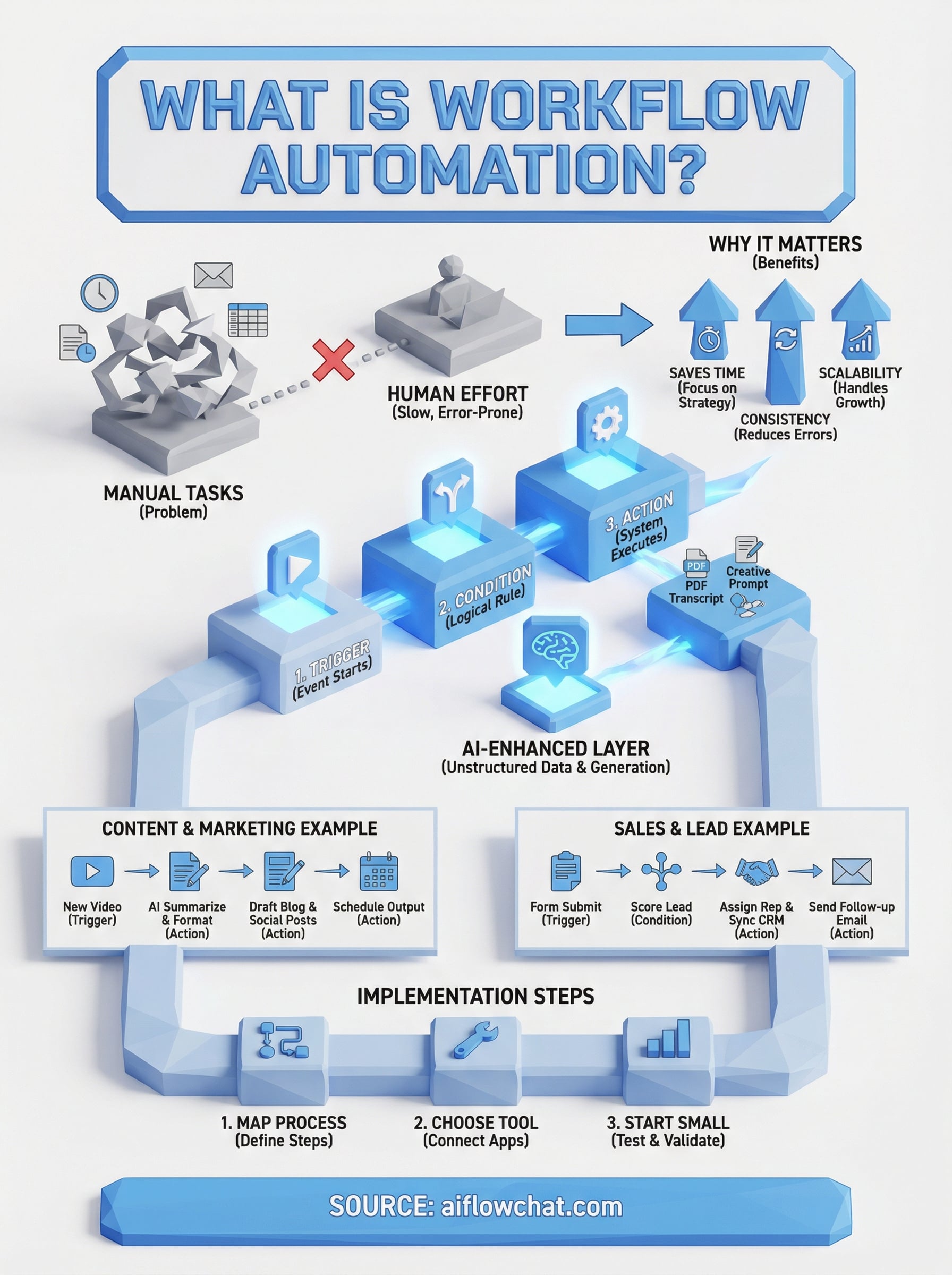 what is workflow automation infographic
