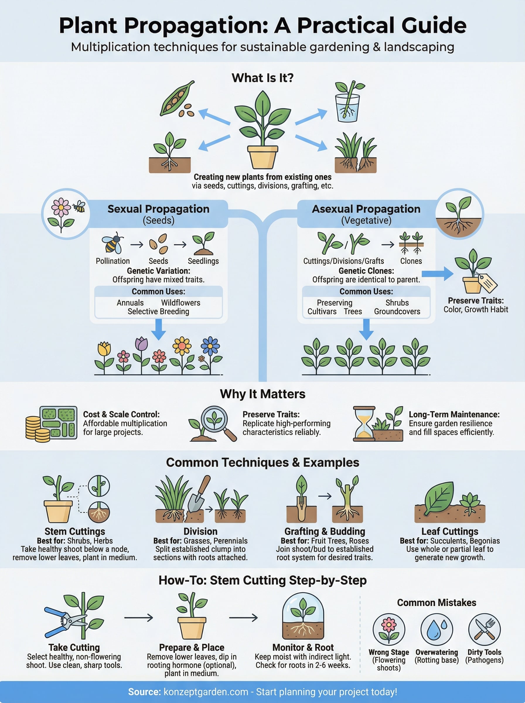 what is plant propagation infographic