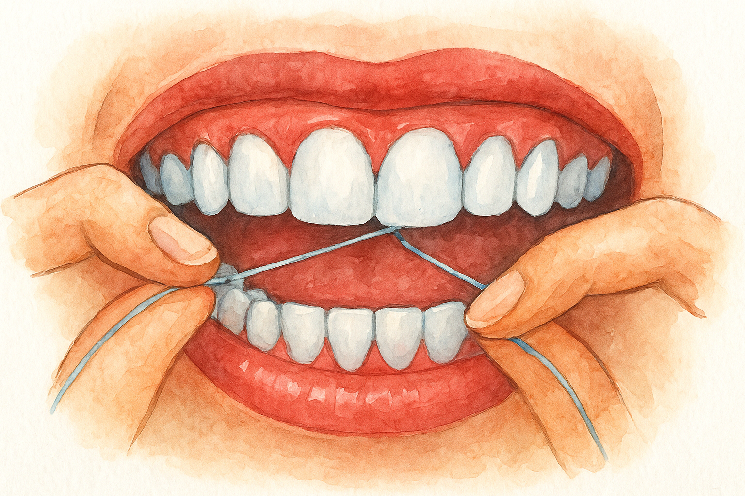 How to floss correctly