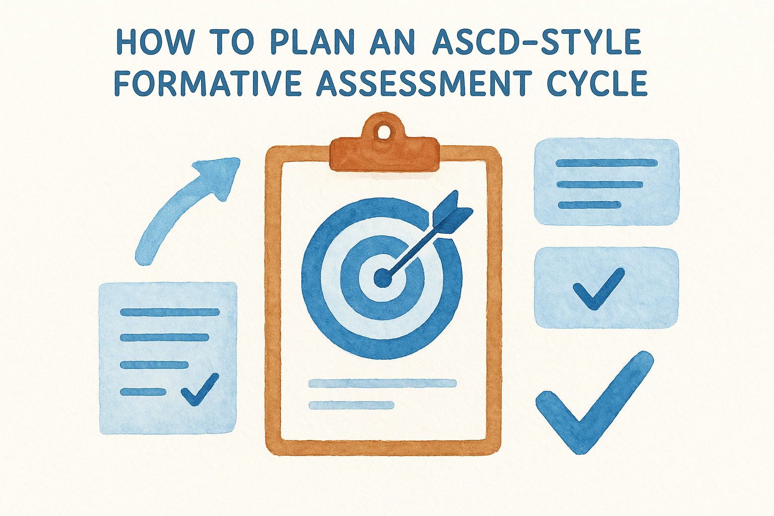 How to plan an ASCD-style formative assessment cycle