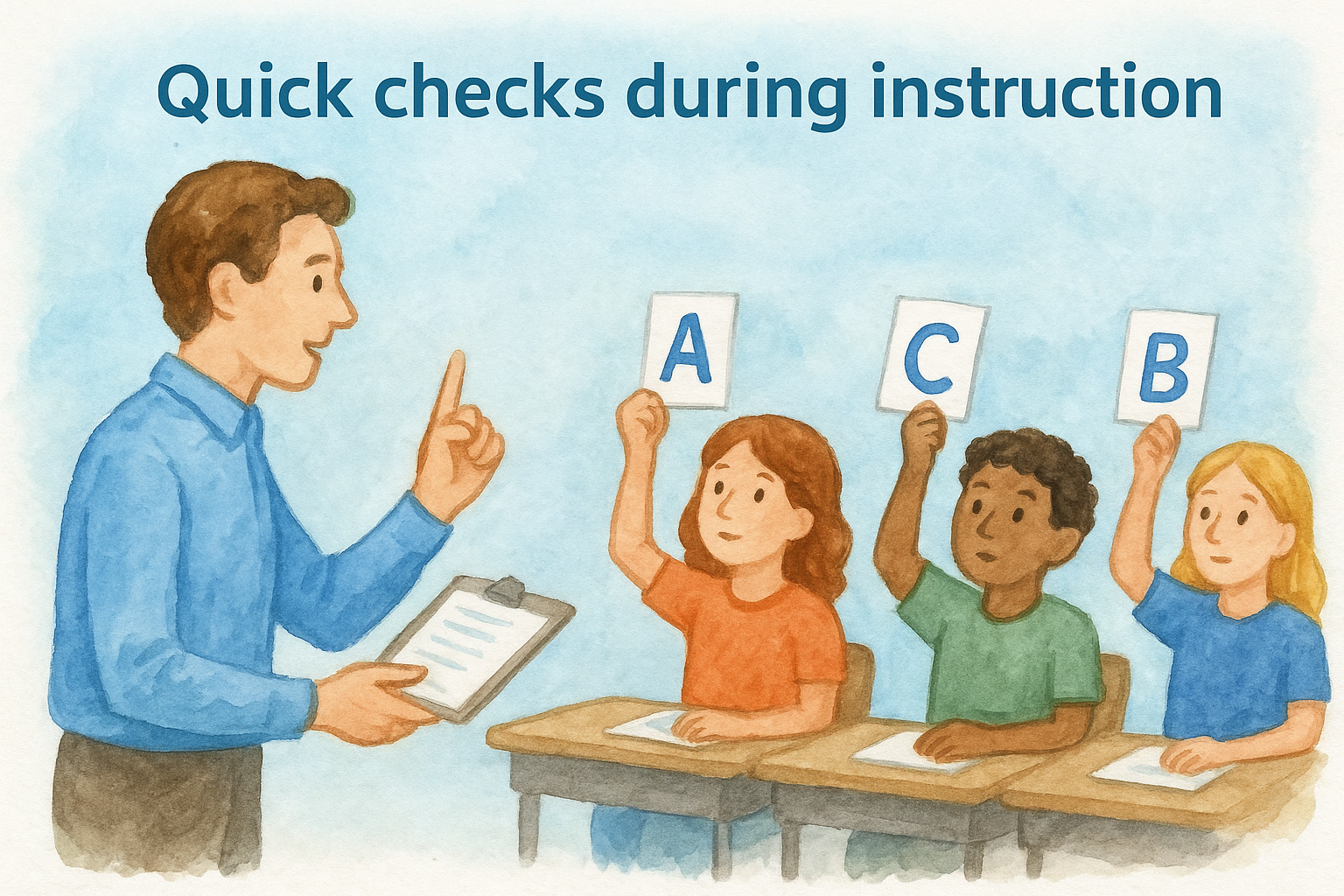 Quick checks during instruction