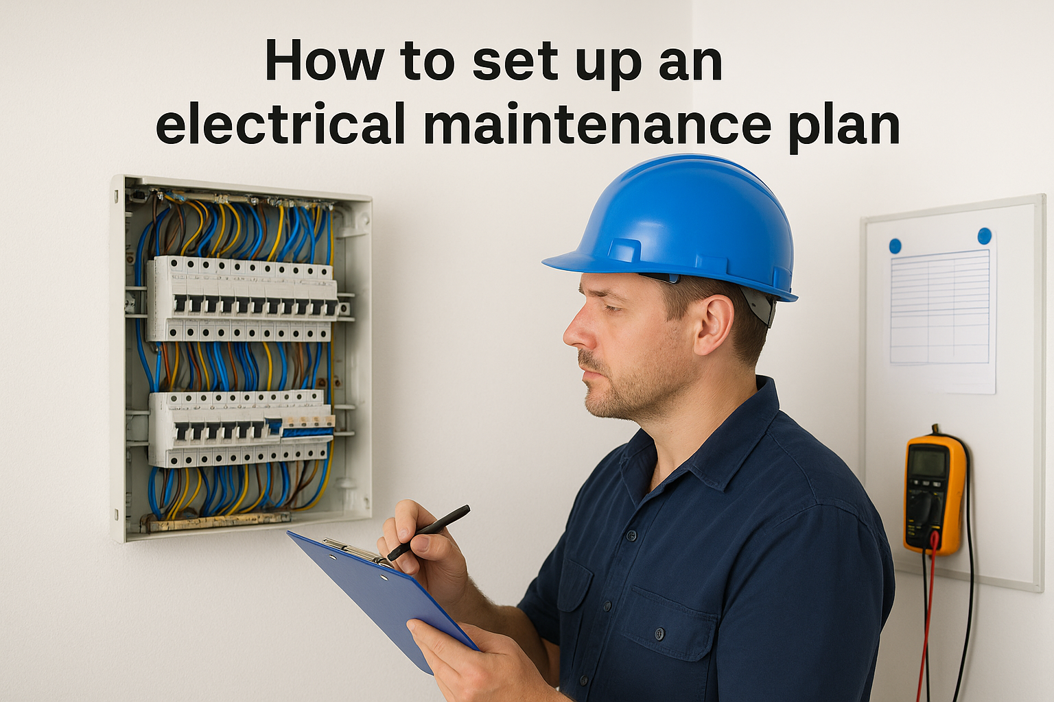 How to set up an electrical maintenance plan