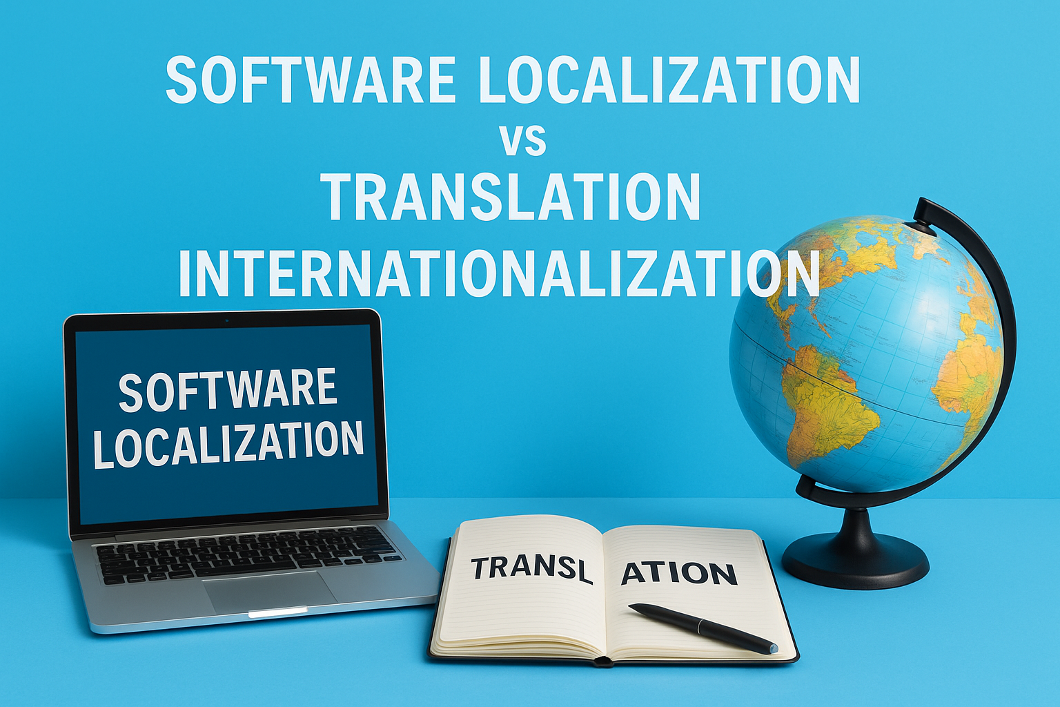 Software localization vs translation vs internationalization