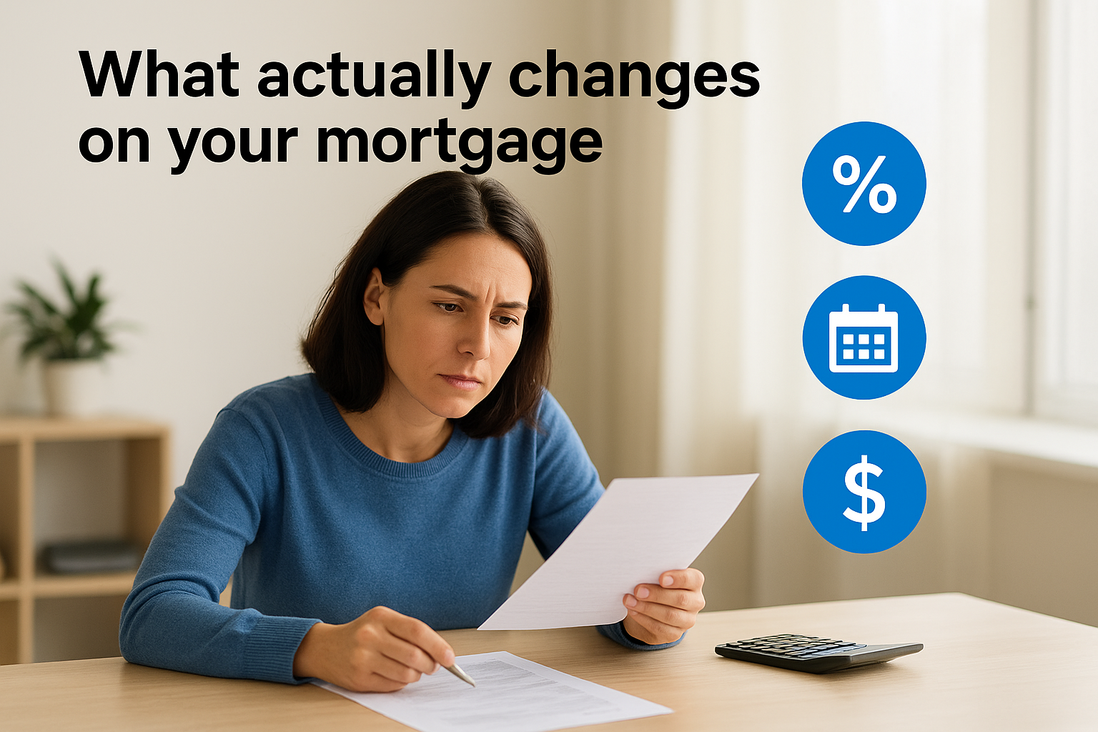 What actually changes on your mortgage