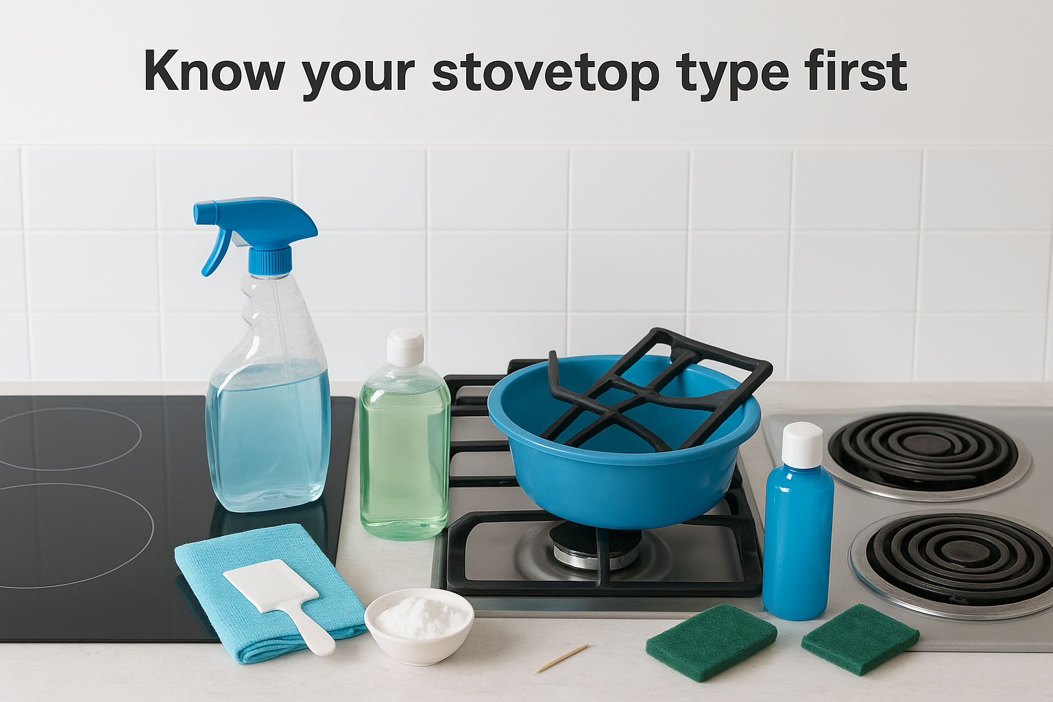 Know your stovetop type first