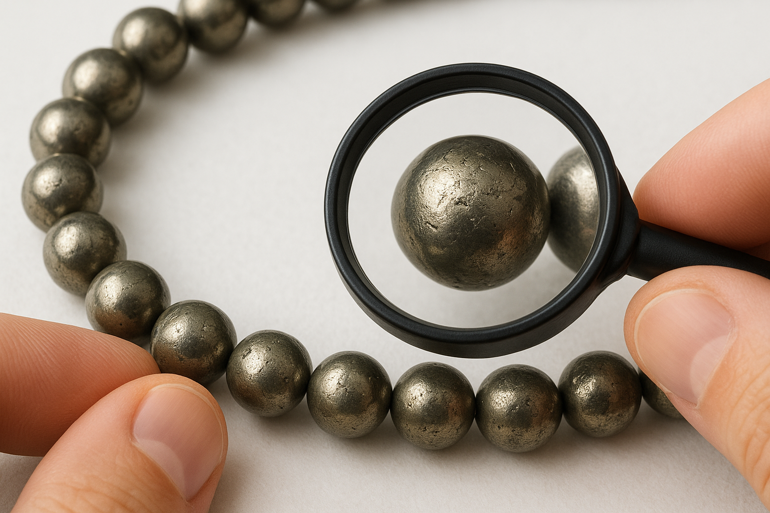 Evaluate luster and texture in close-up photos and video