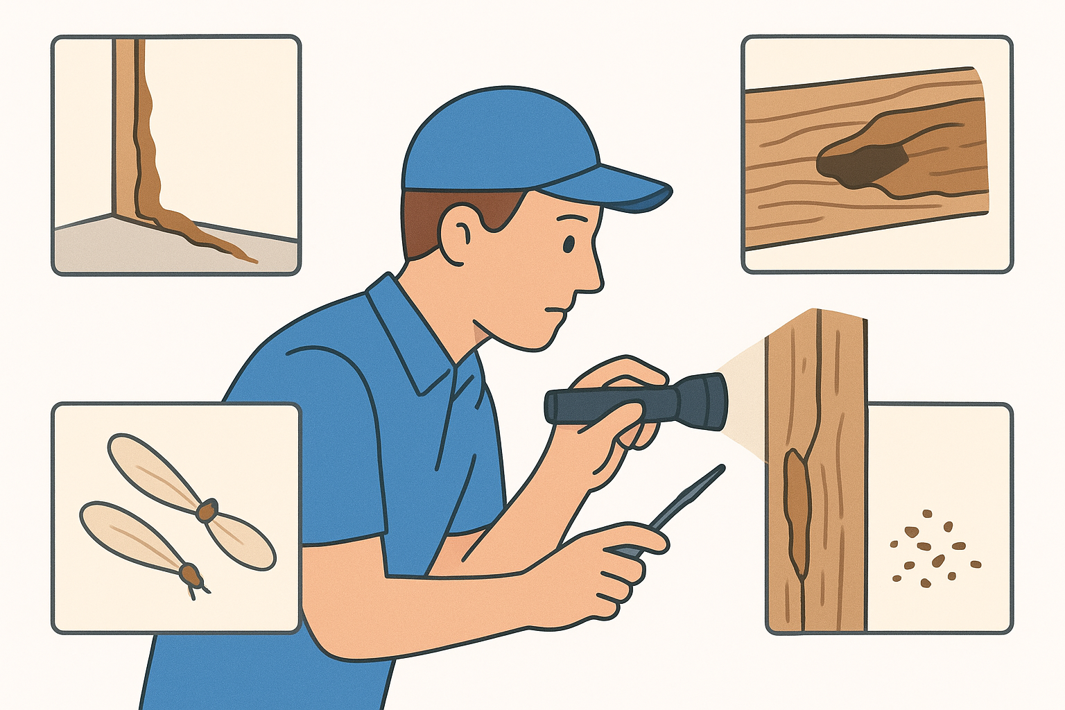 the warning sign inspector identify