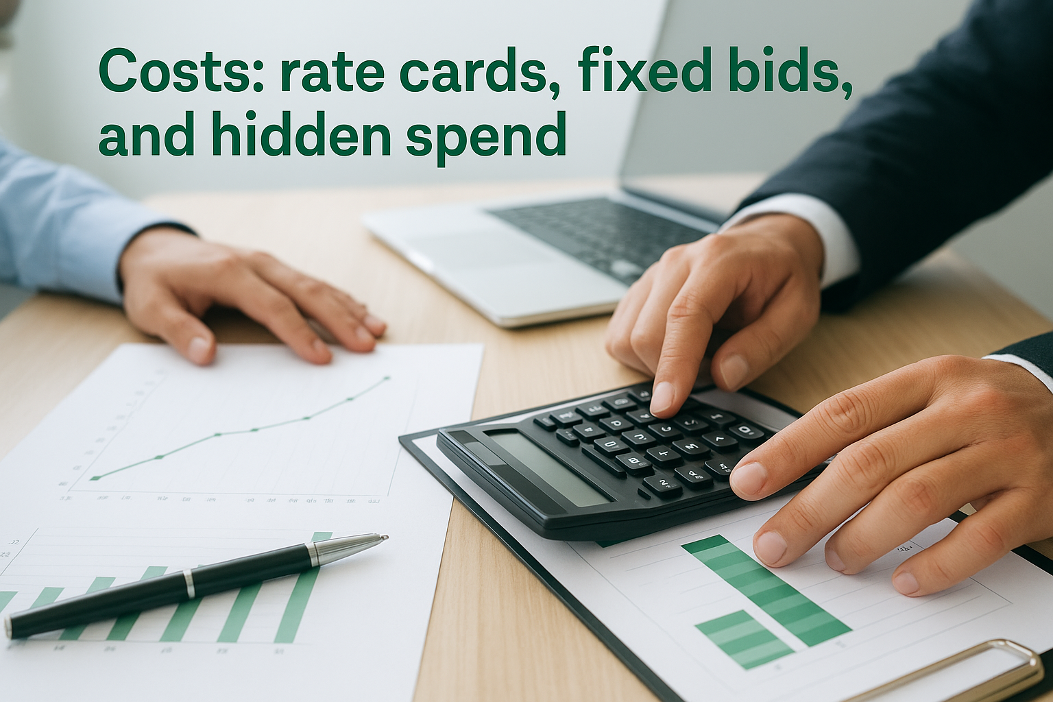 Costs: rate cards, fixed bids, and hidden spend