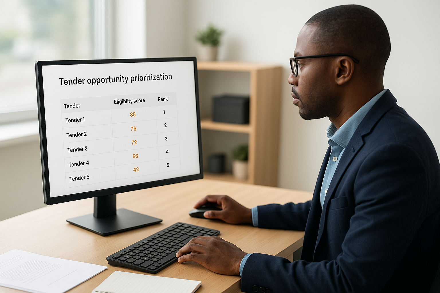 Tender opportunity prioritization