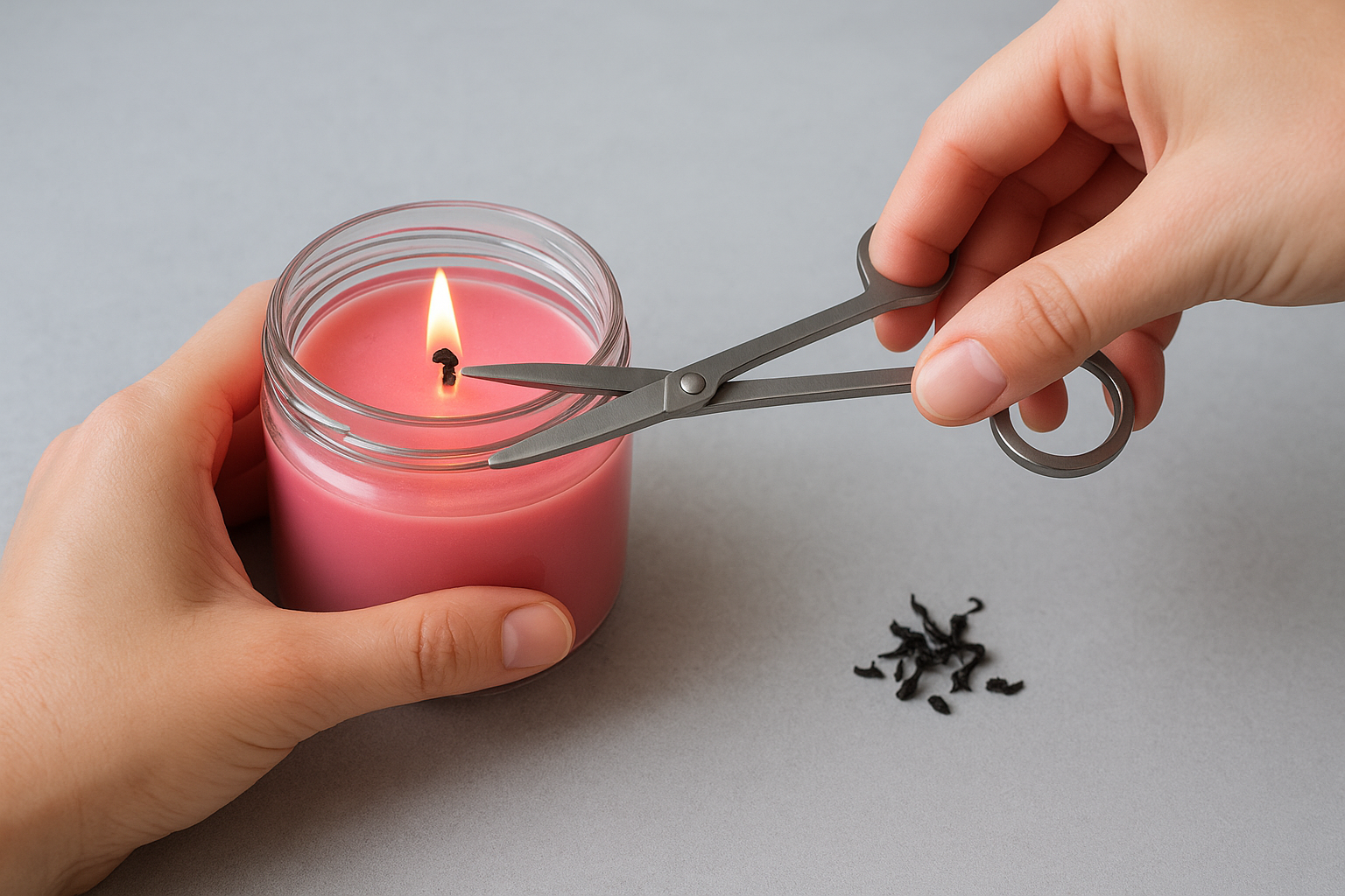 How to trim for a smaller, steadier flame