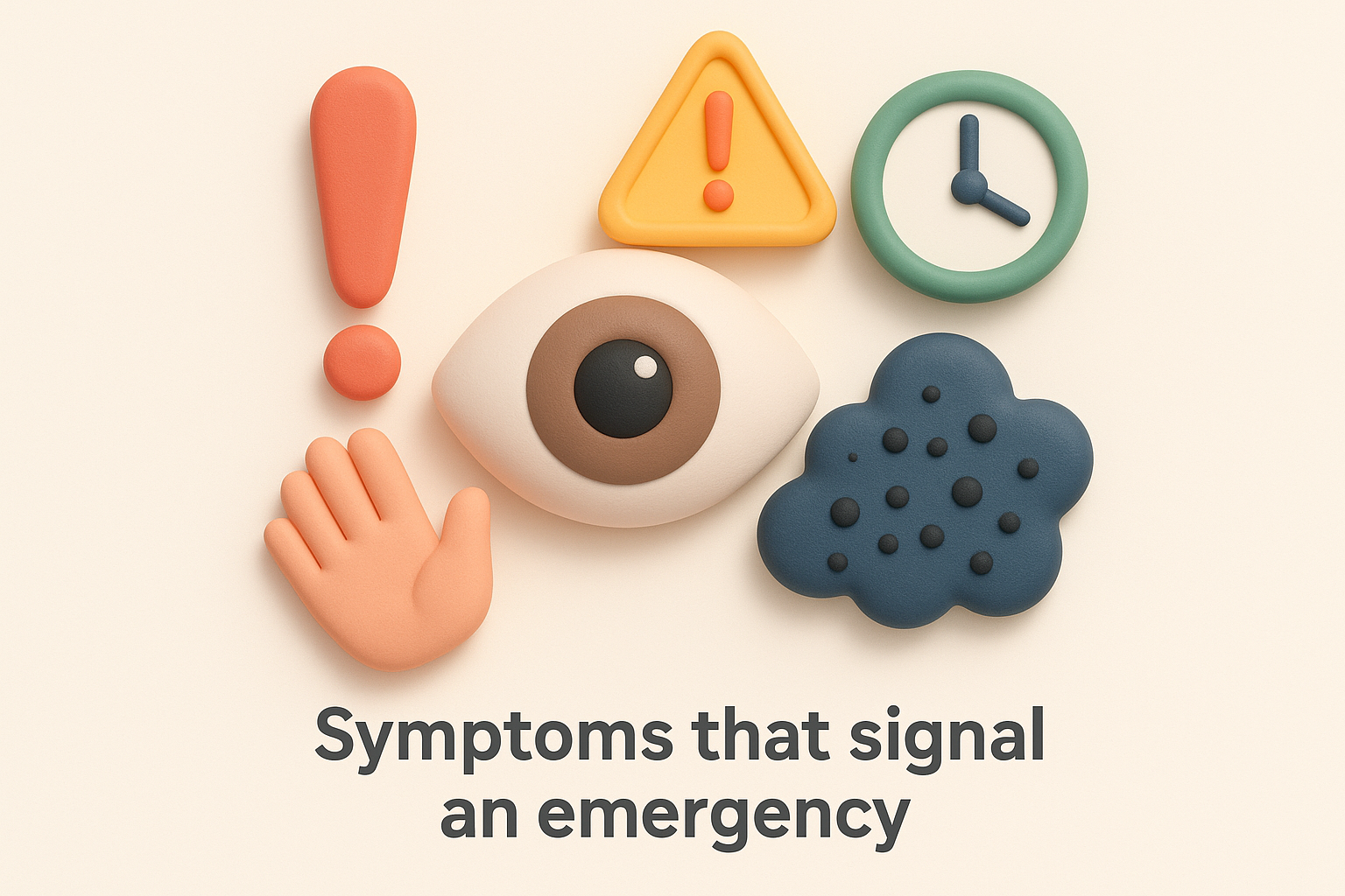 Symptoms that signal an emergency