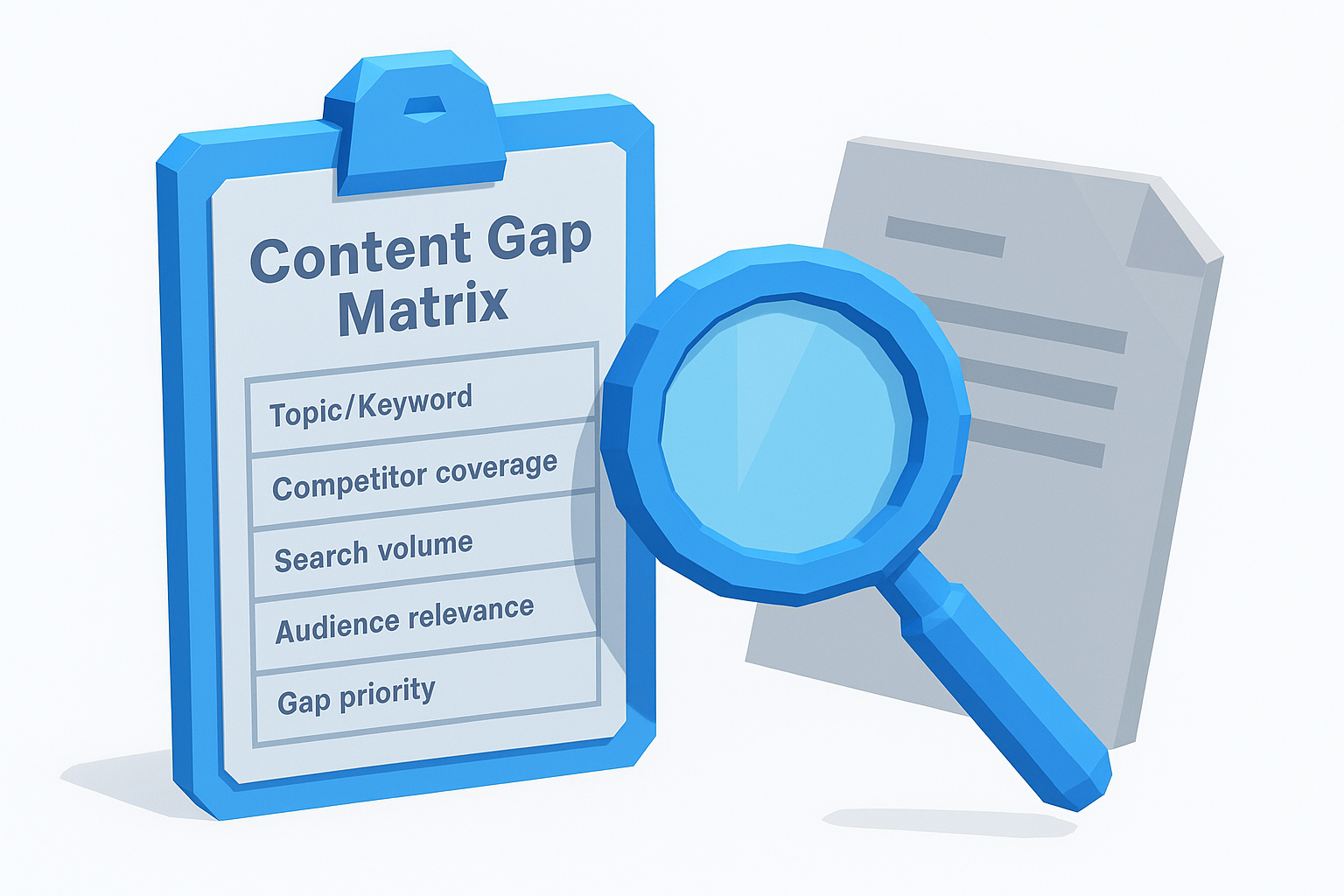Identify content gaps