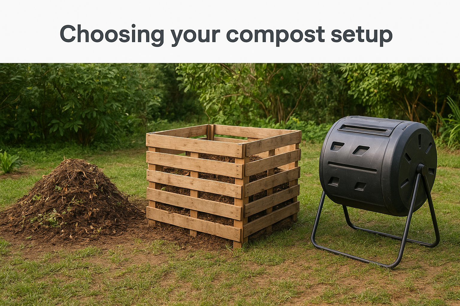 Choosing your compost setup