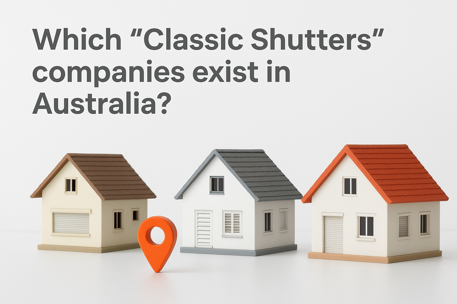 Which "Classic Shutters" companies exist in Australia