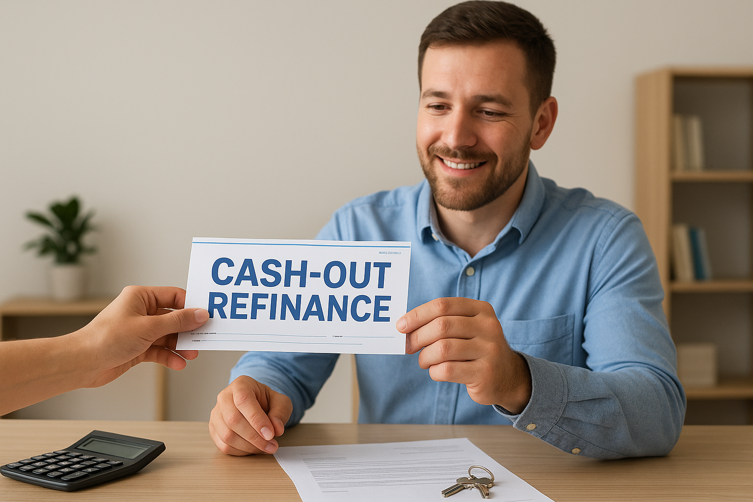 How a cash-out refinance works