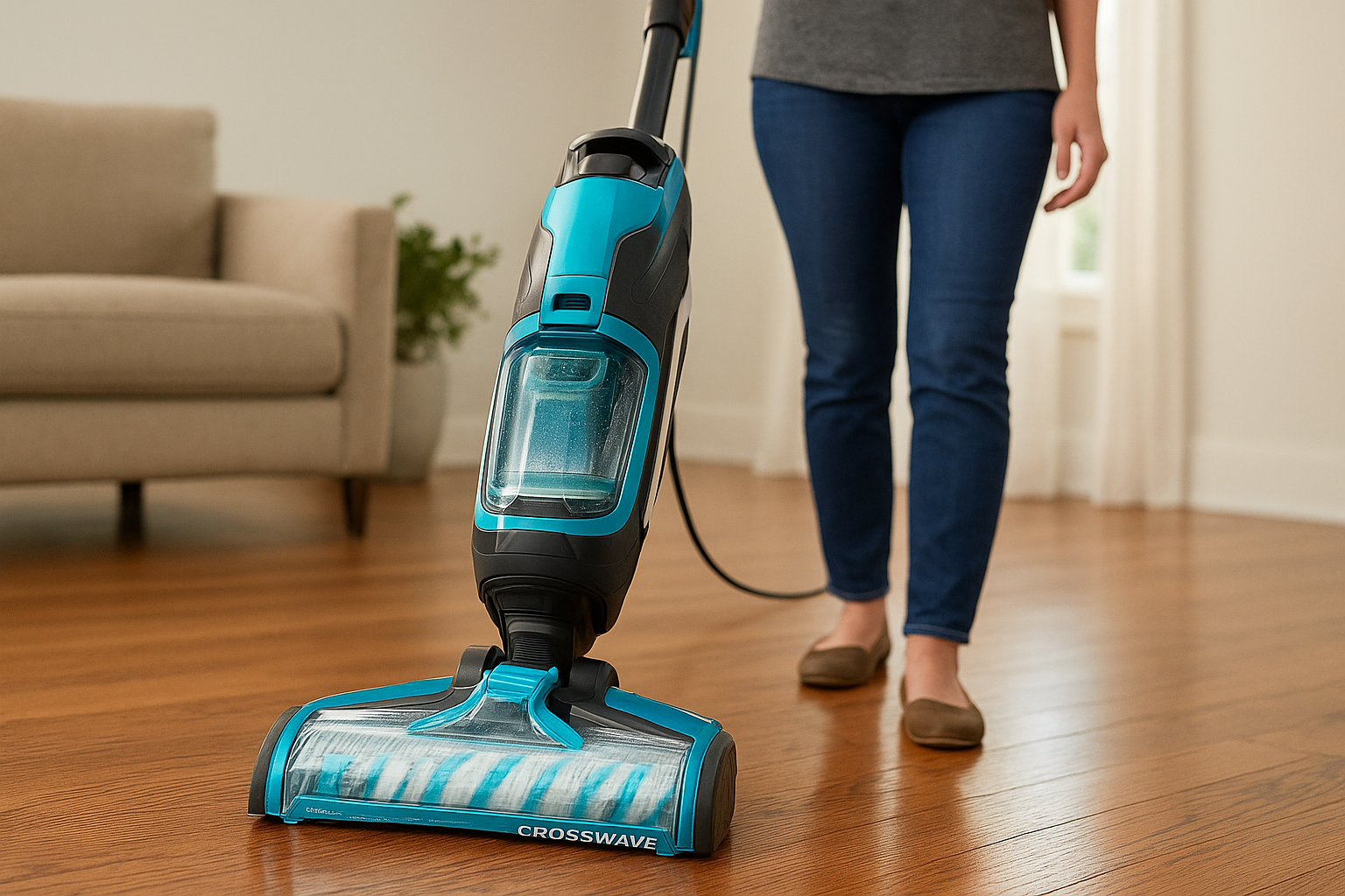 7. Bissell CrossWave hard floor cleaner machine