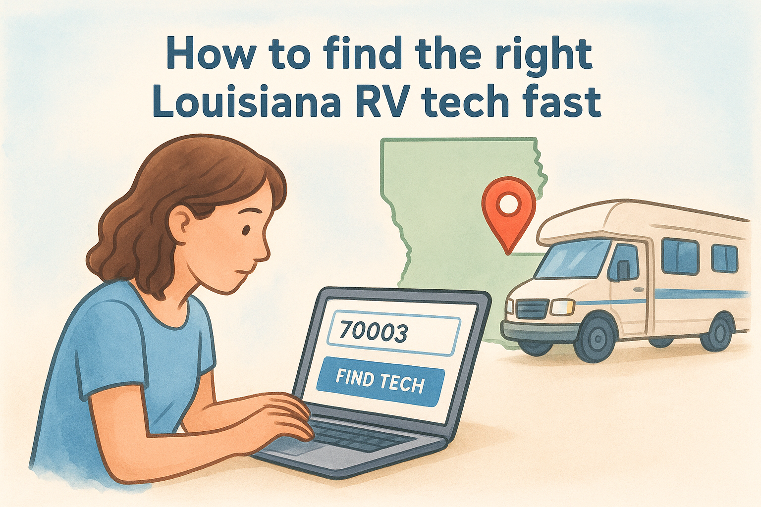 How to find the right Louisiana RV tech fast