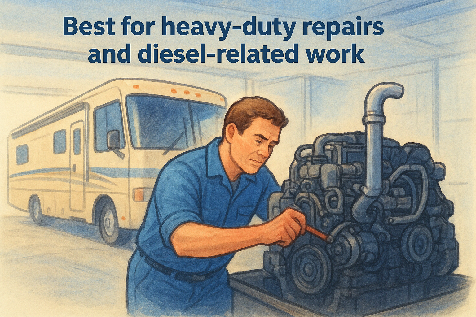 Best for heavy-duty repairs and diesel-related work