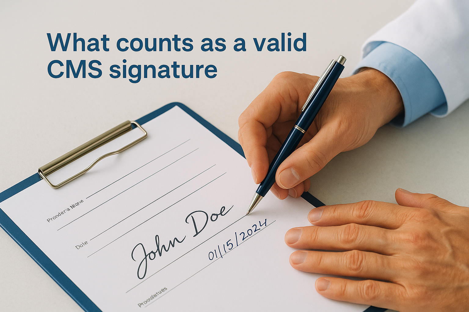 CMS Signature Requirements For Medical Records: Key Rules ...