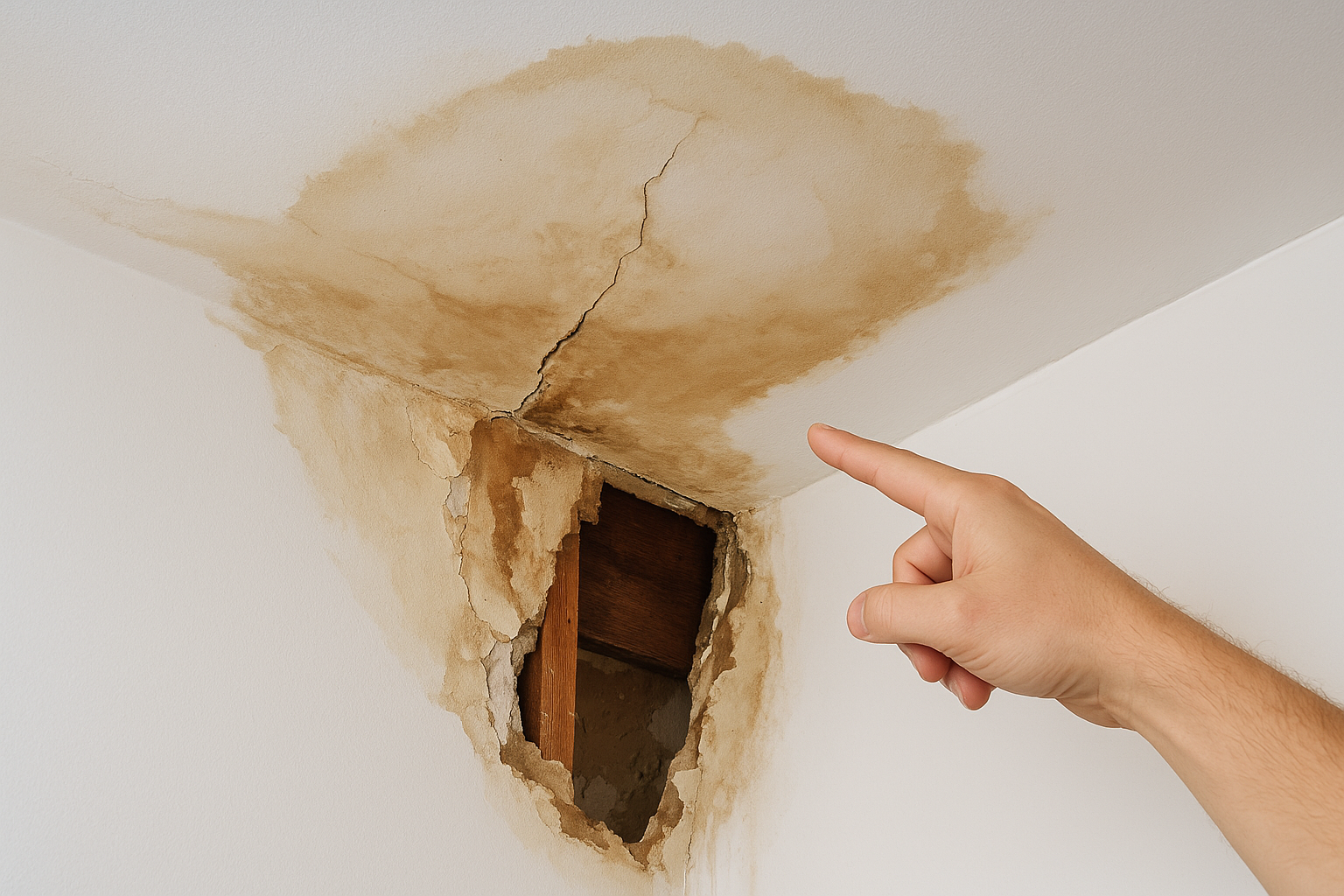 Water damage and structural repairs
