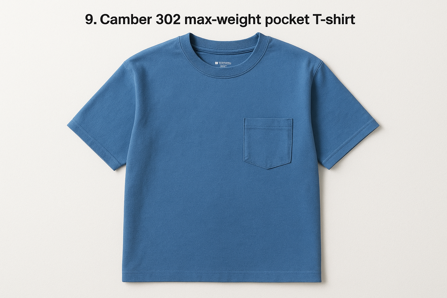 9. Camber 302 max-weight pocket T-shirt