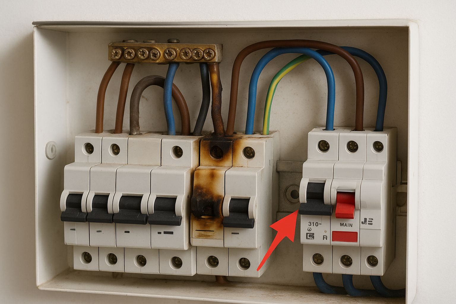 Red flags at the consumer unit