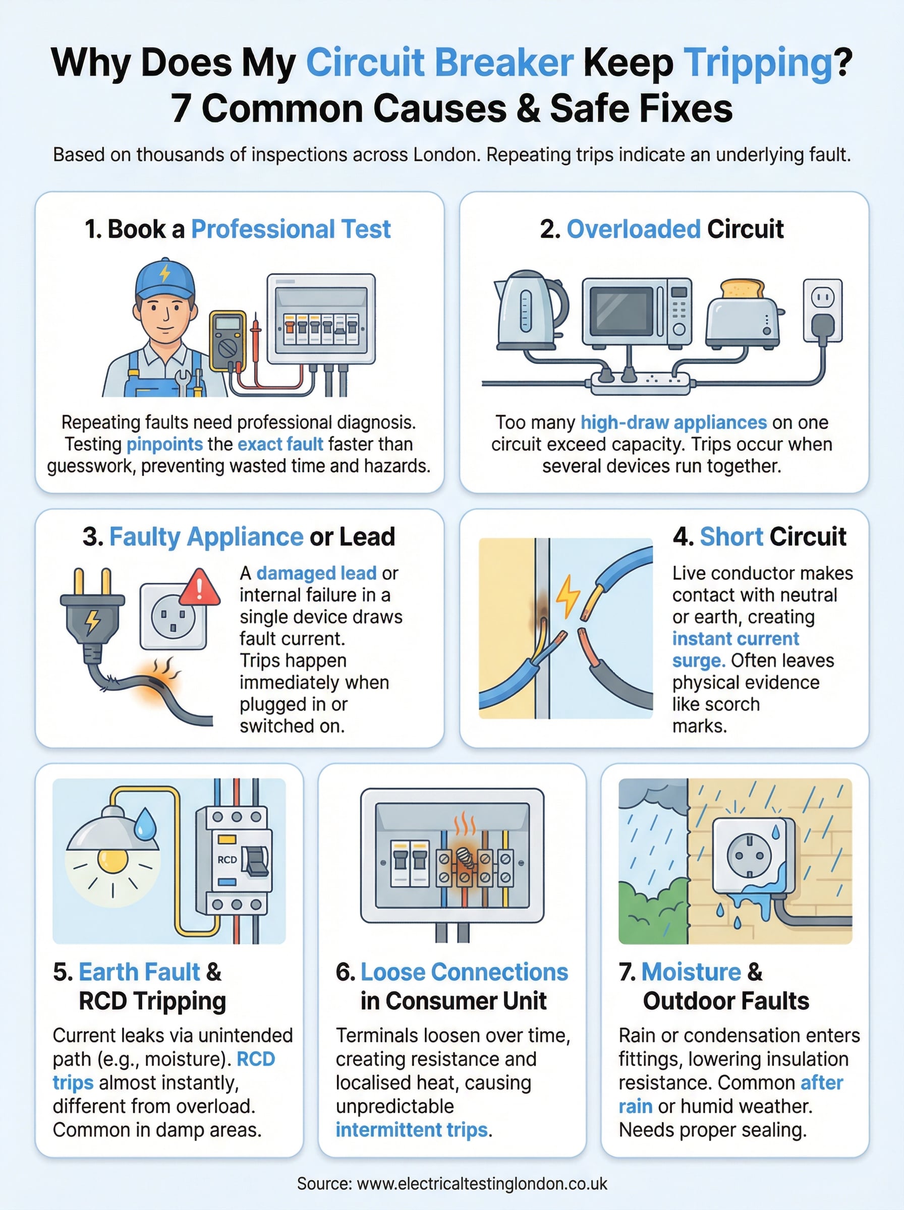 why my circuit breaker keeps tripping infographic