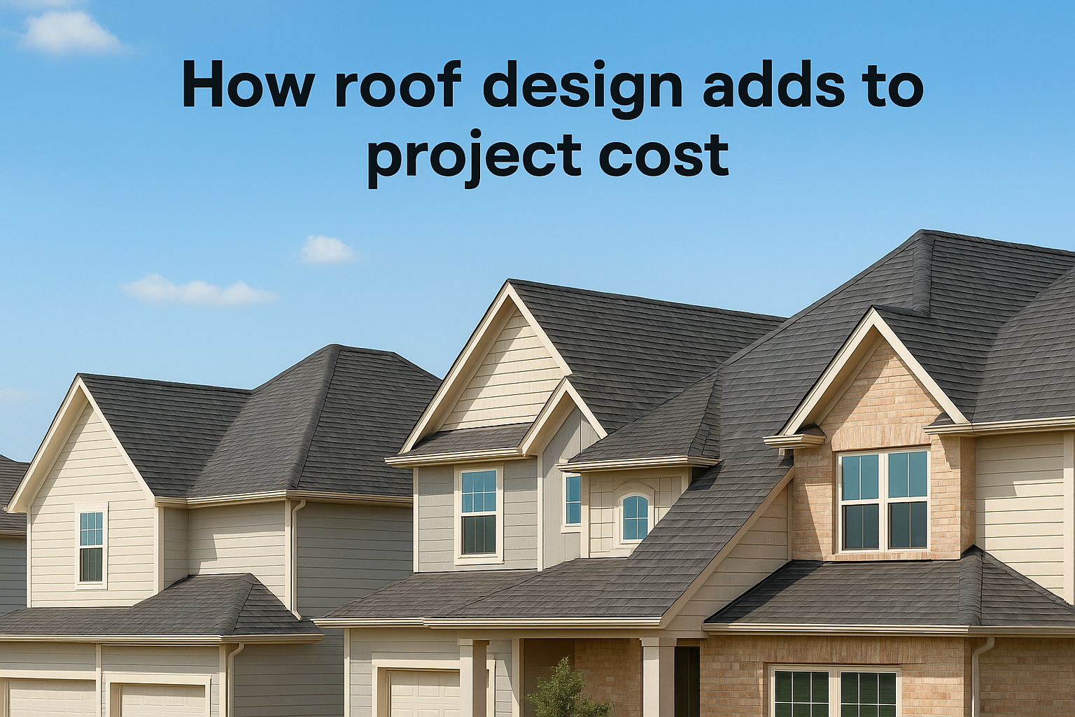 How roof design adds to project cost