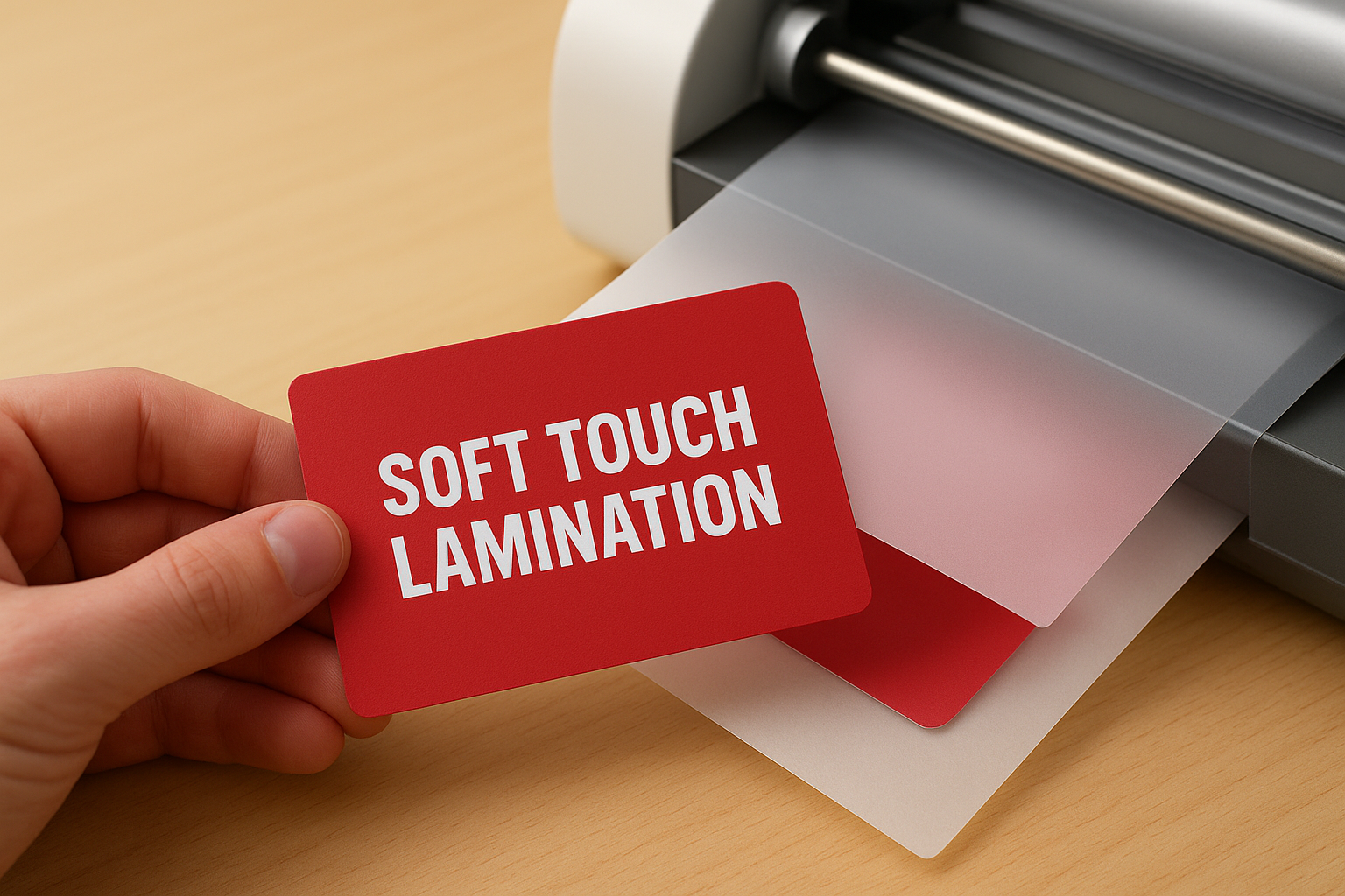 How soft touch lamination works