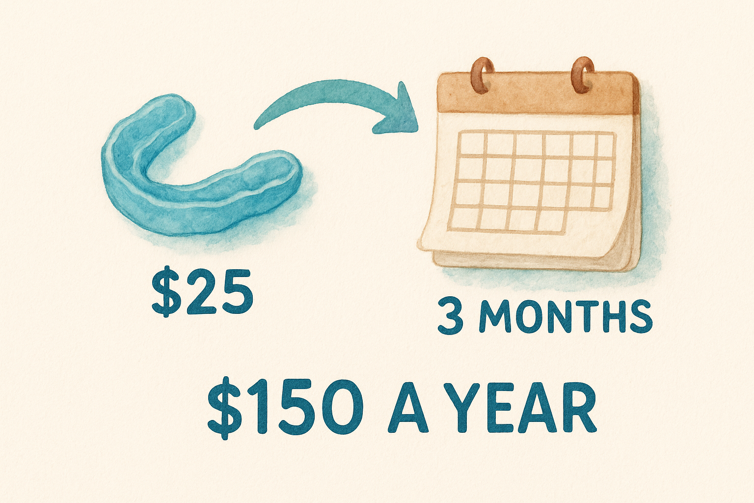 What boil-and-bite guards cost you over time