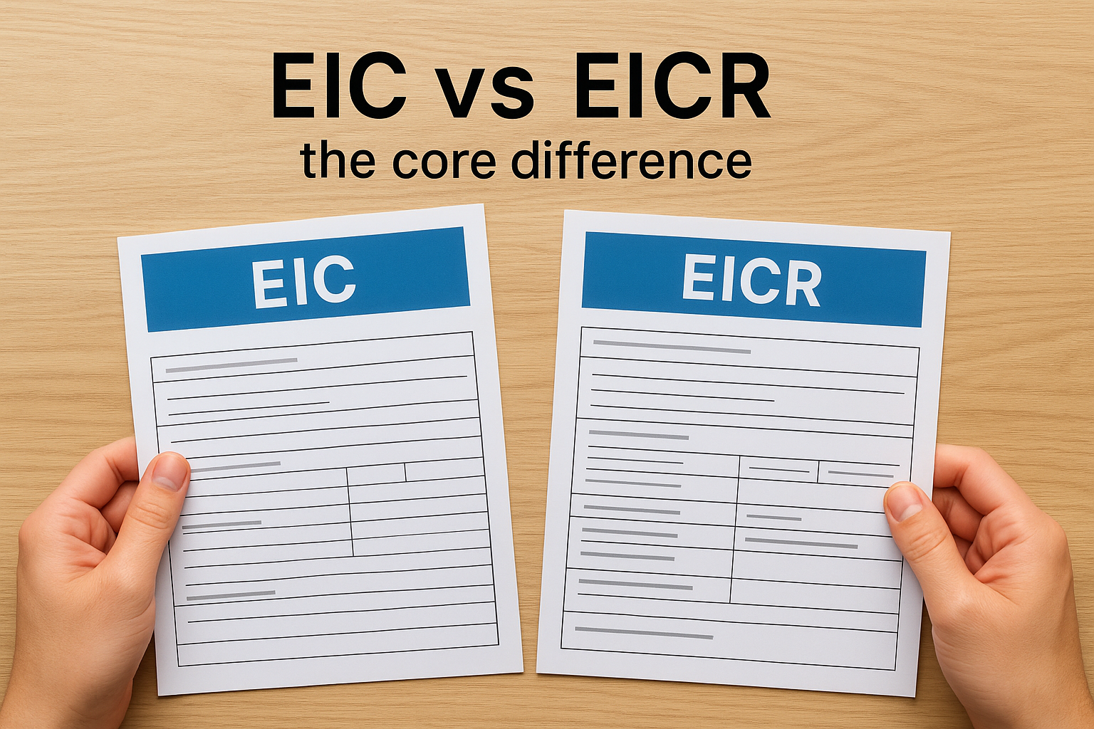 EIC vs EICR: the core difference