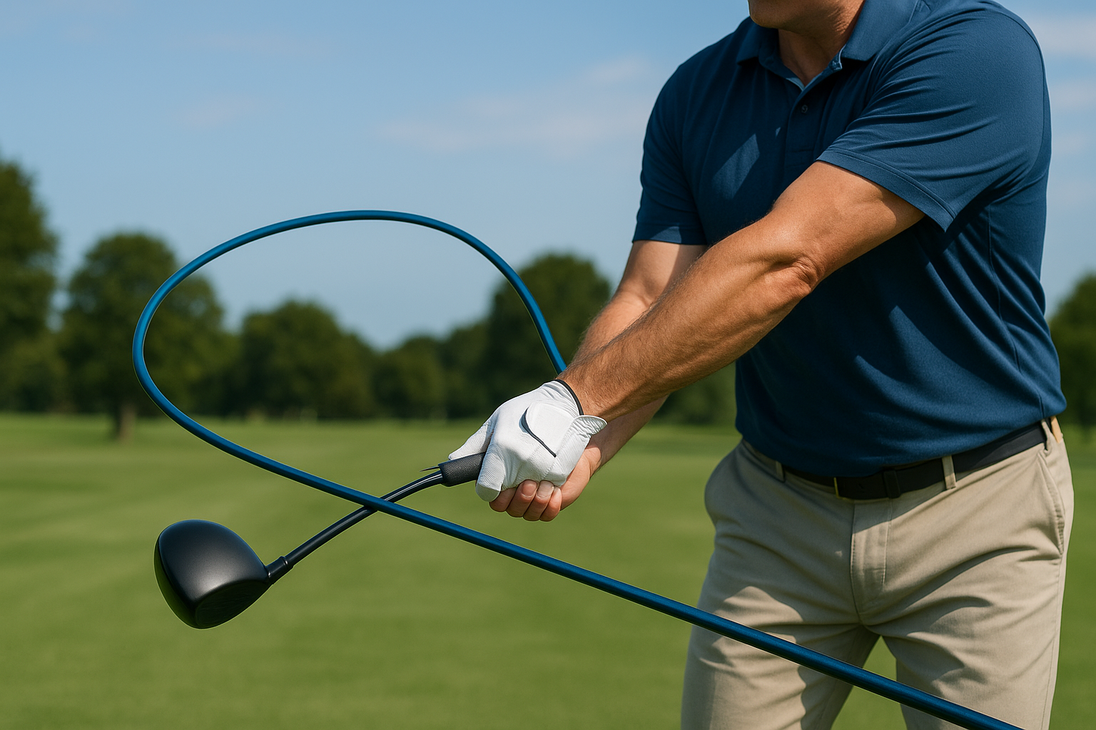 How the shaft bends during the swing