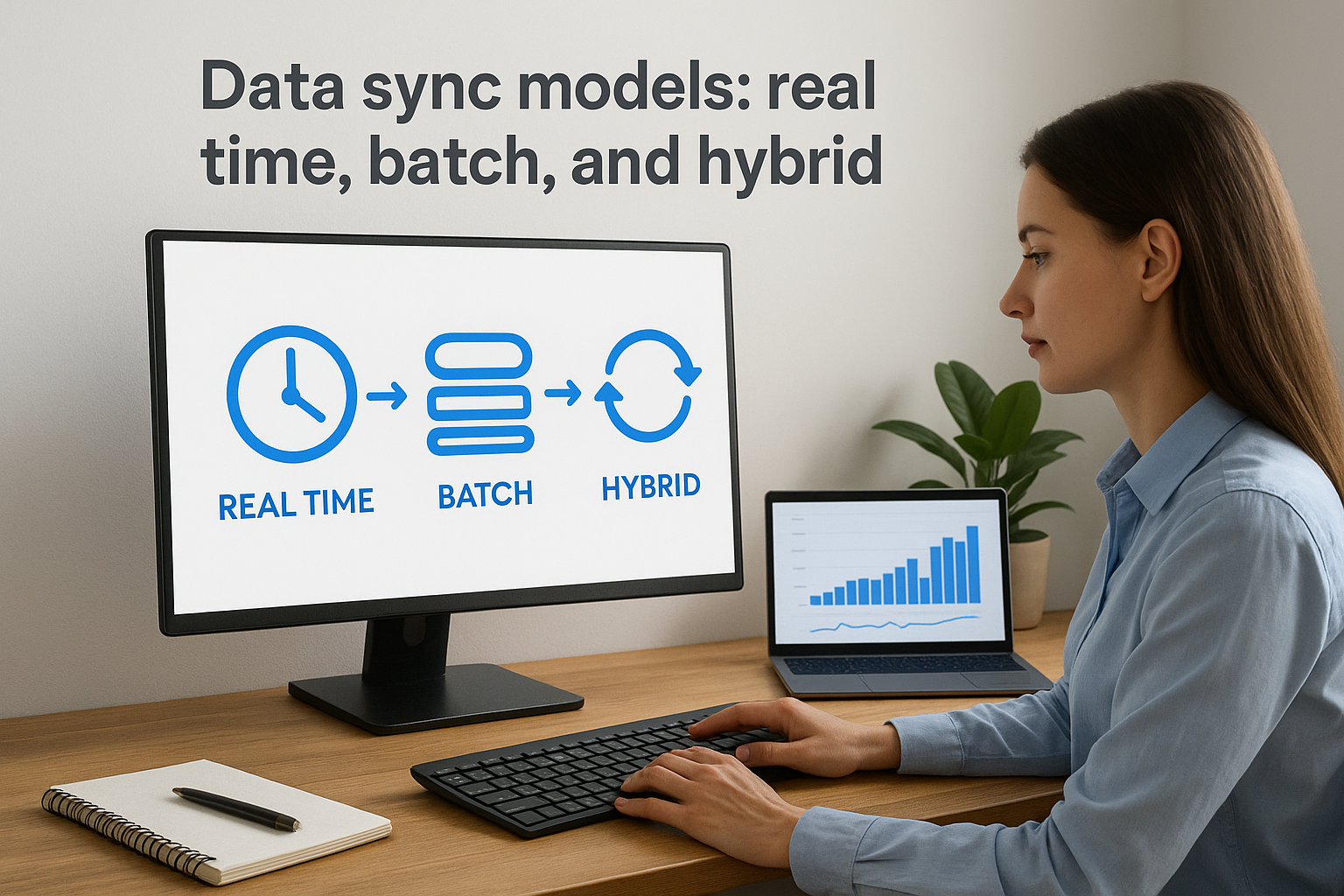 Data sync models: real time, batch, and hybrid