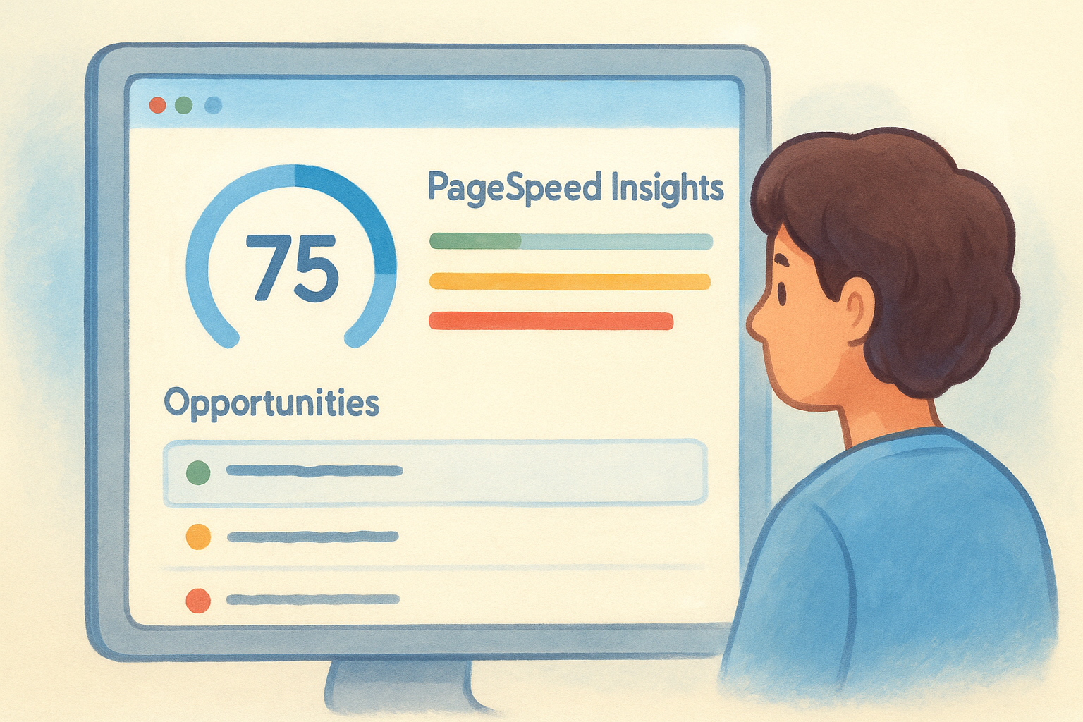 Reproduce the problem with PageSpeed Insights