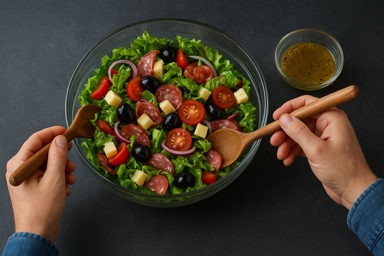 Step 3. Toss, chill, and serve without sogginess