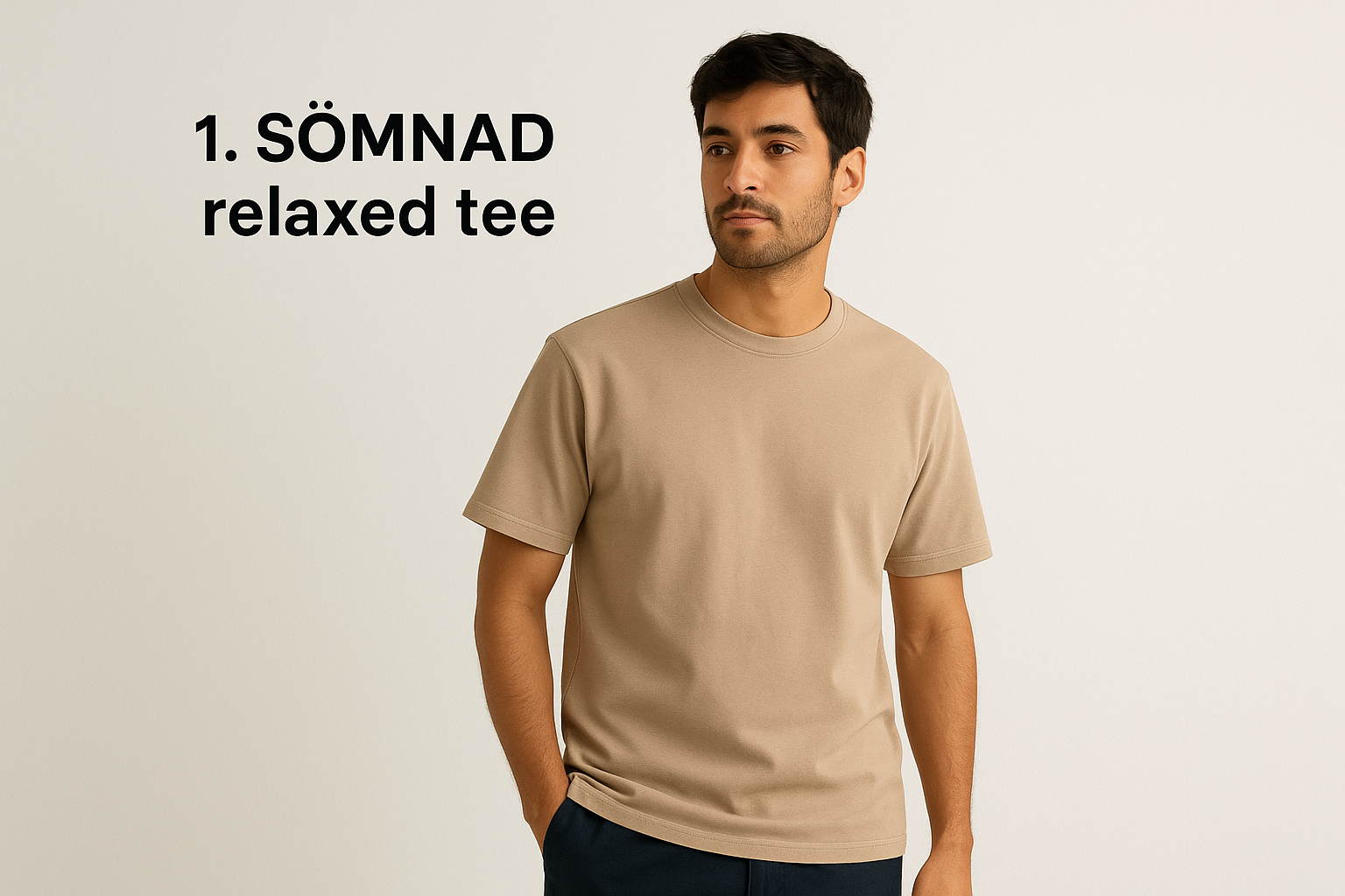 1. SÖMNAD relaxed tee