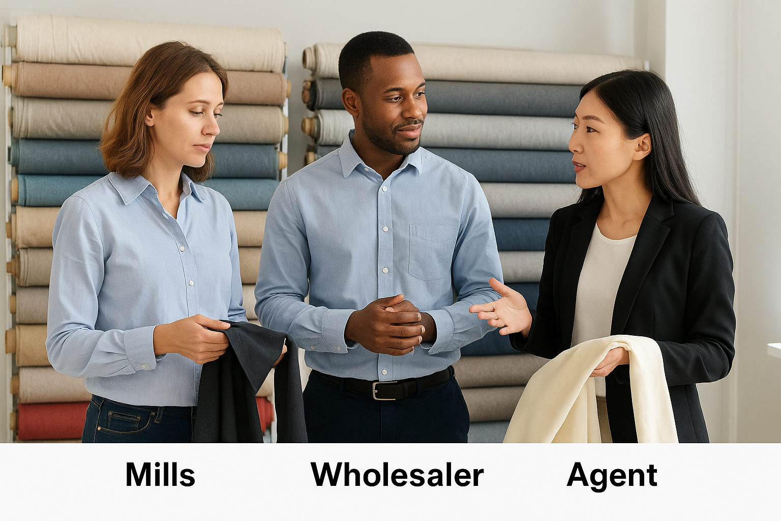 Mills, wholesalers, and agents compared