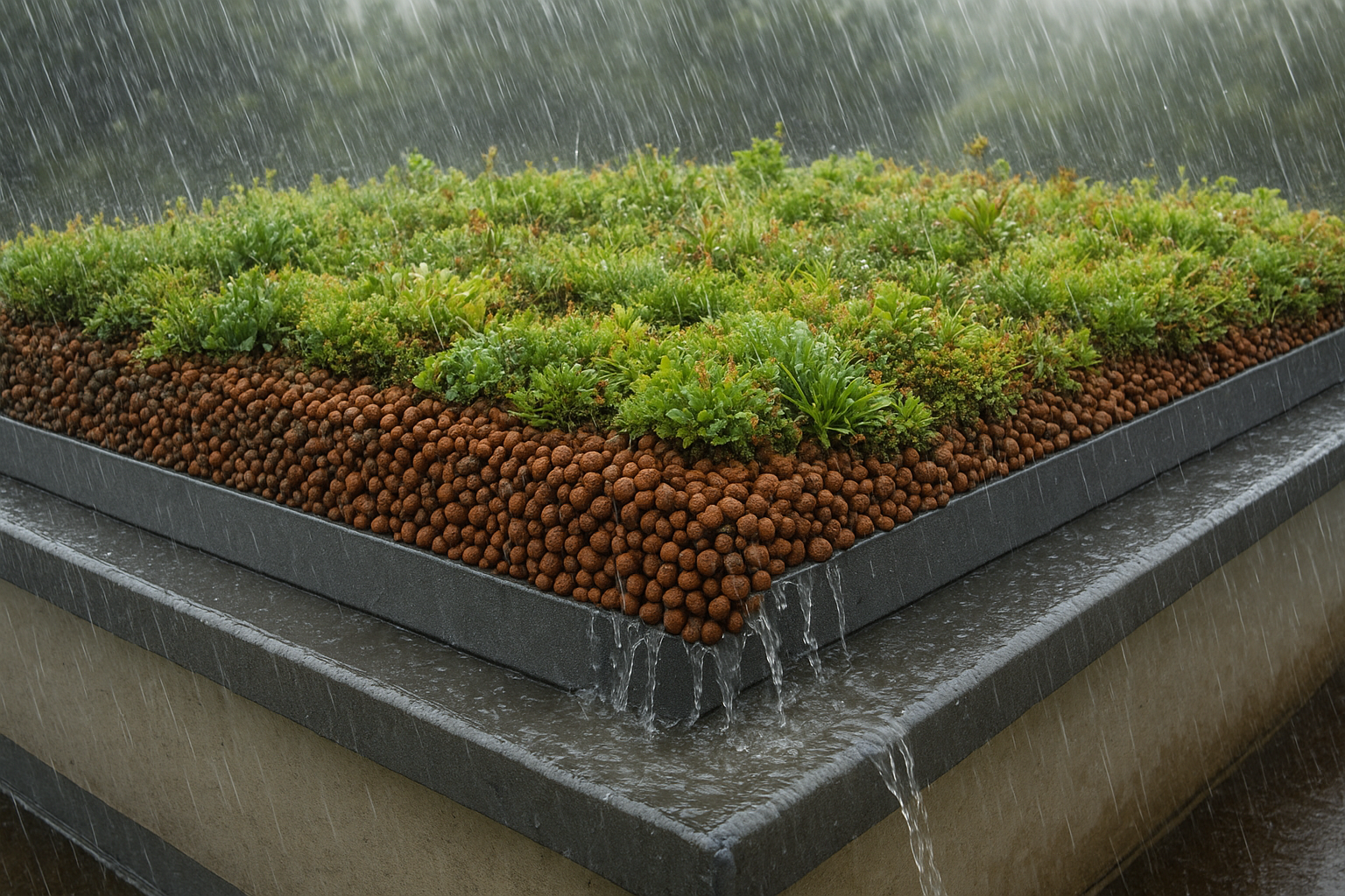 Size your drainage layer for tropical rainfall