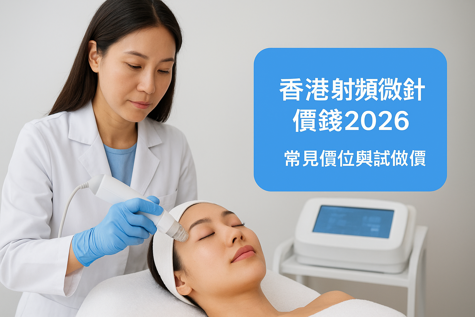 香港射頻微針價錢2026：常見價位與試做價