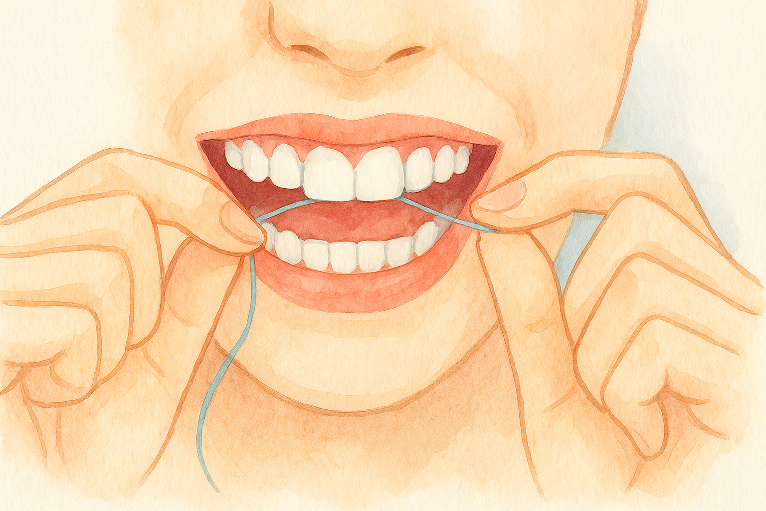 How to floss correctly