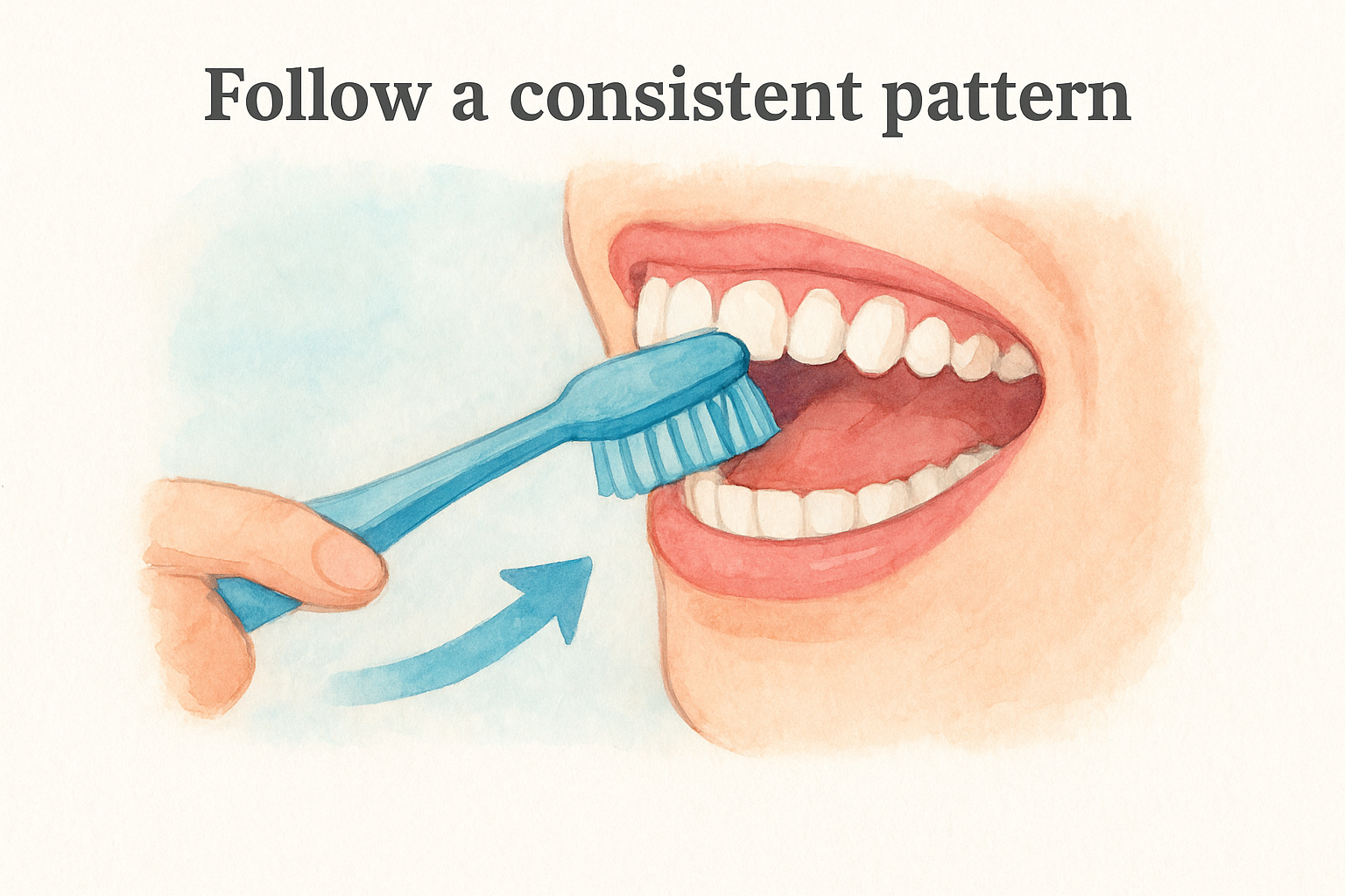 Follow a consistent pattern