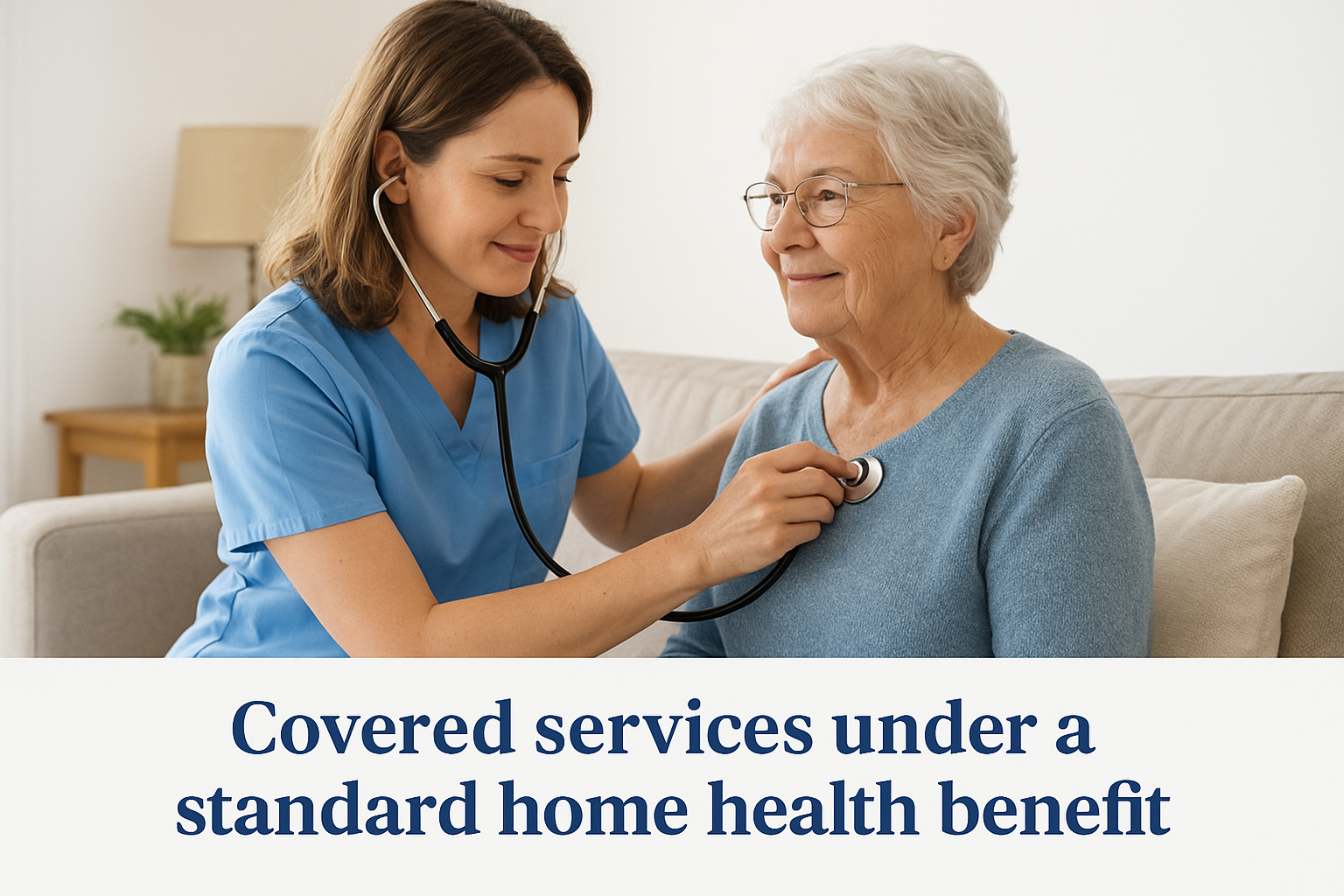 Covered services under a standard home health benefit
