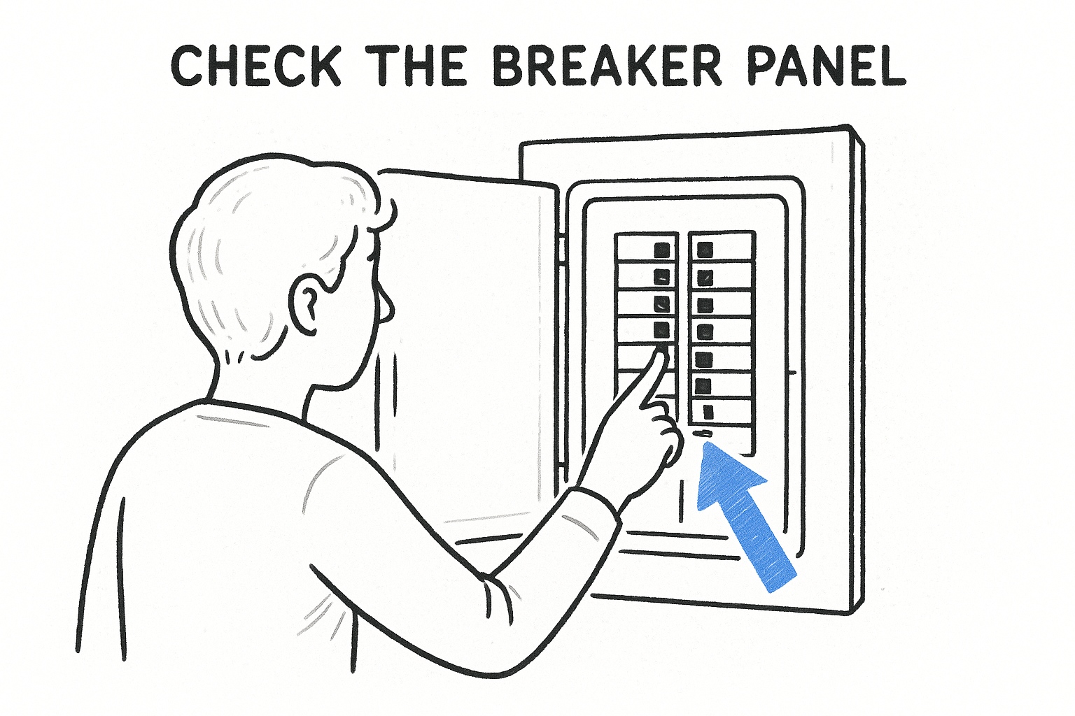 Check the breaker panel